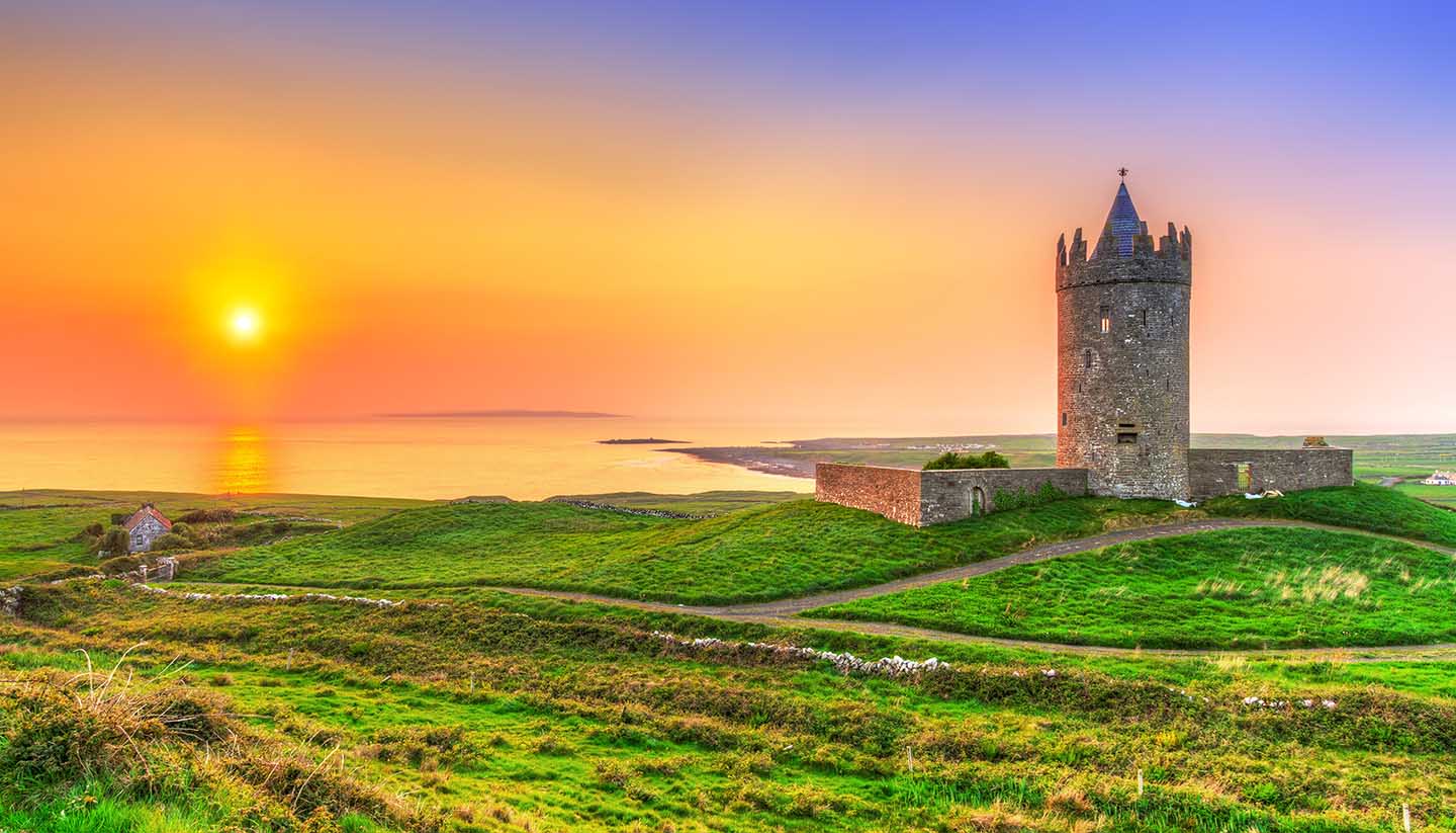Ireland - Doonagore Castle, Ireland