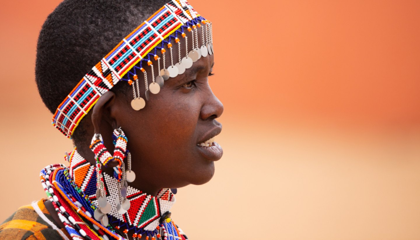 Kenya - A Masai woman in Kenya