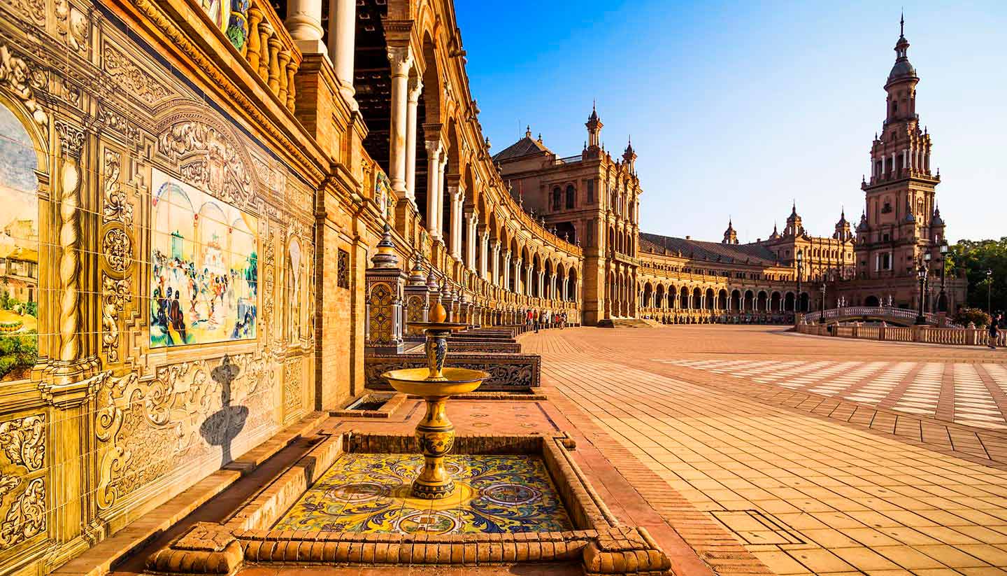 Spain - Seville Spanish Square, Spain